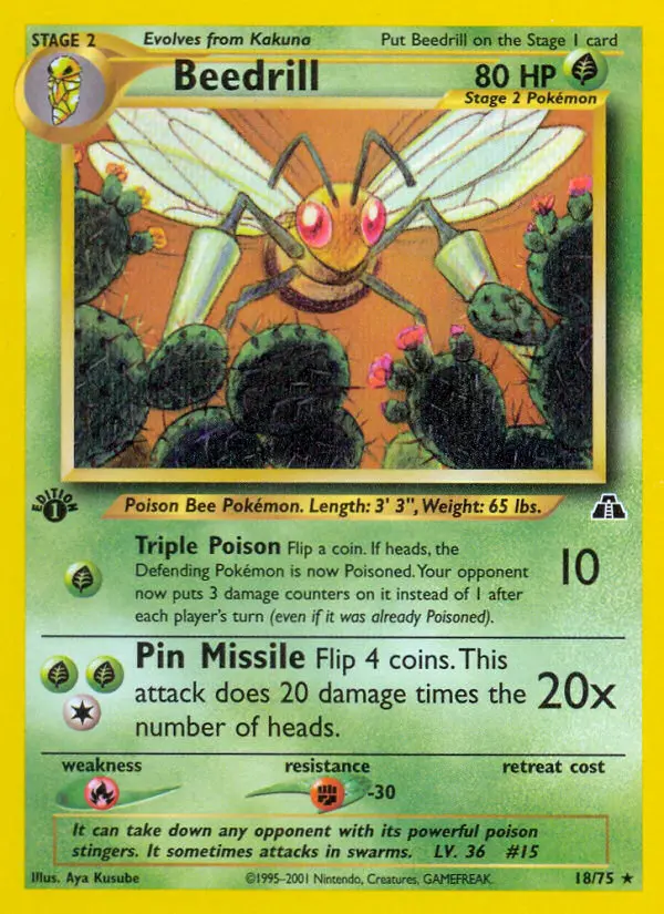 Beedrill, First Edition Normal