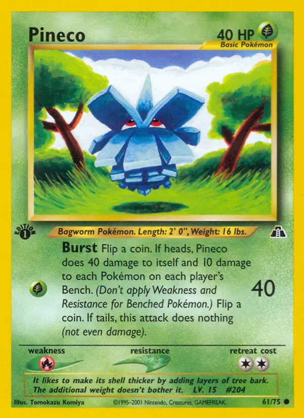 Pineco, First Edition Normal