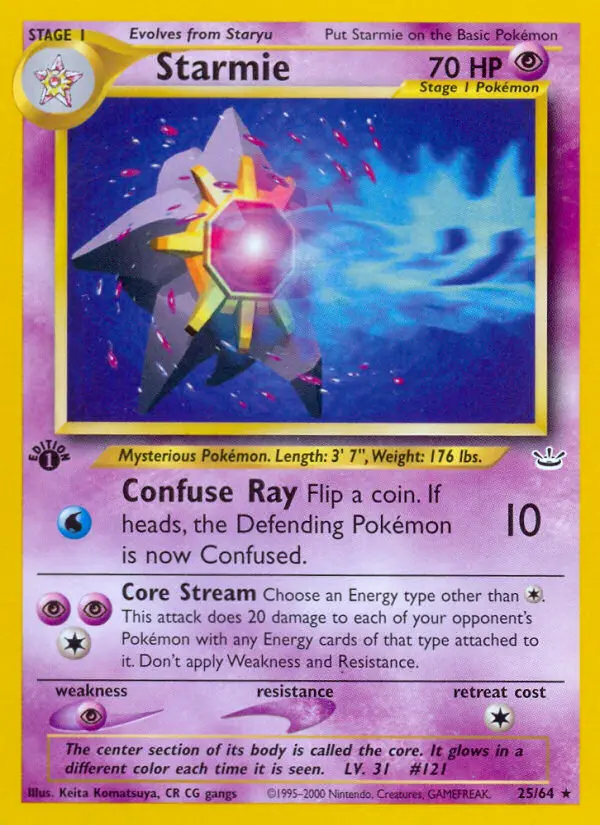 Starmie, First Edition Normal