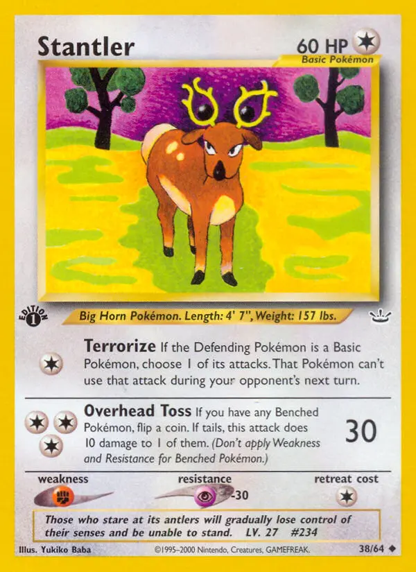 Stantler, First Edition Normal