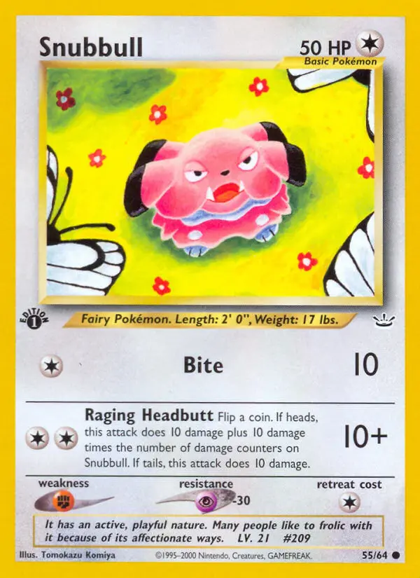 Snubbull, First Edition Normal