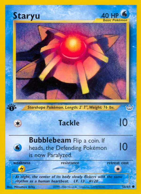 Staryu, First Edition Normal