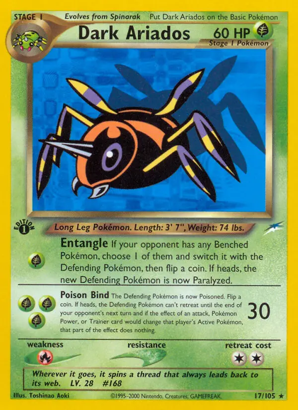 Dark Ariados, First Edition Normal
