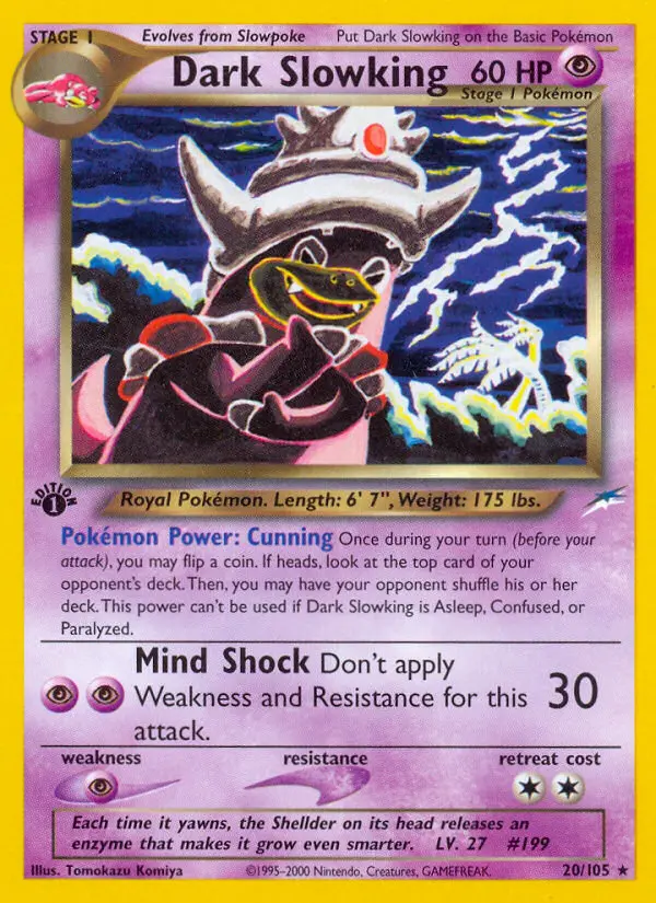 Dark Slowking, First Edition Normal