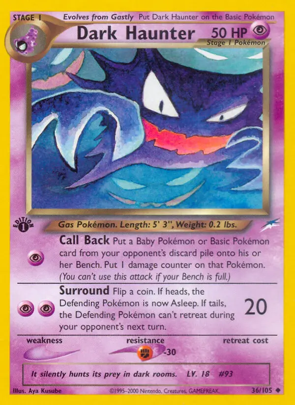 Dark Haunter, First Edition Normal