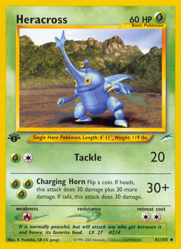 Heracross, First Edition Normal