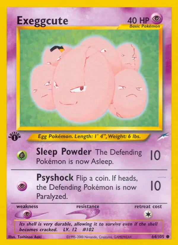 Exeggcute, First Edition Normal