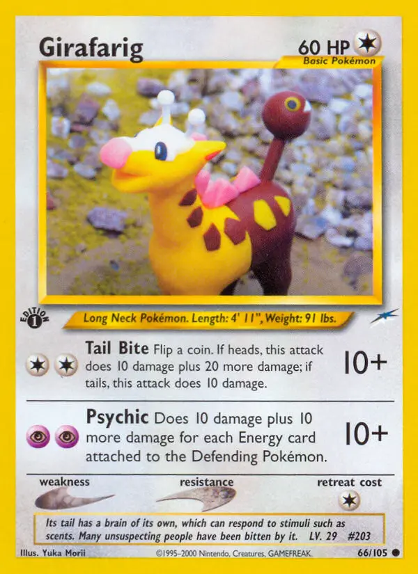 Girafarig, First Edition Normal