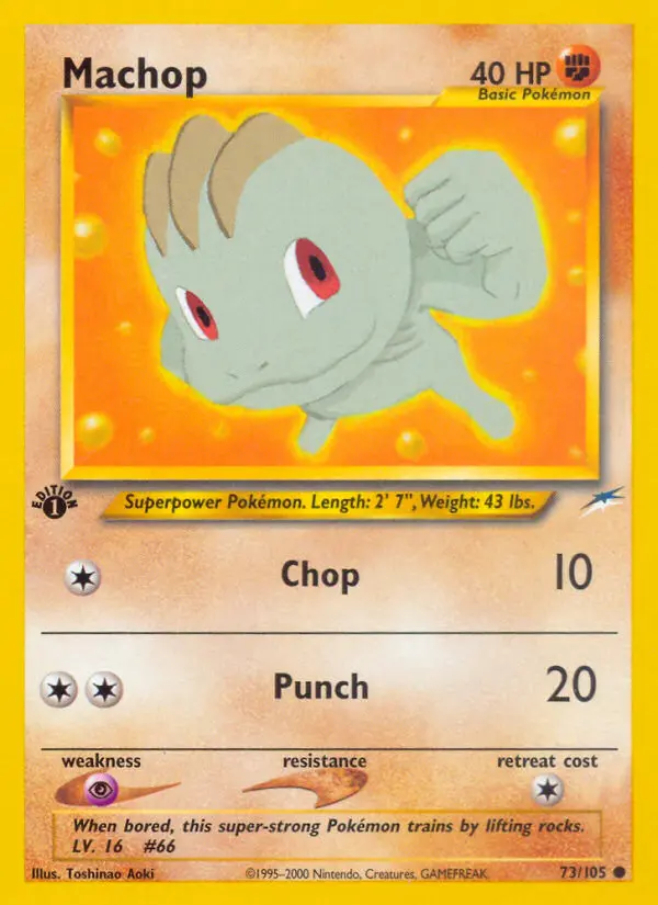 Machop, First Edition Normal