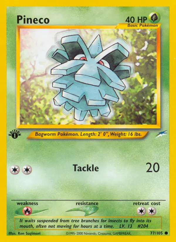 Pineco, First Edition Normal
