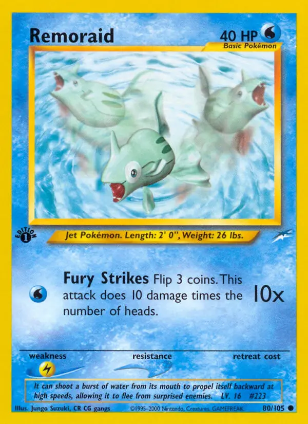 Remoraid, First Edition Normal