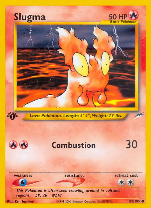 Slugma, First Edition Normal