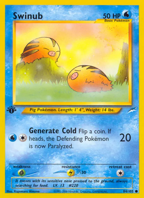 Swinub, First Edition Normal