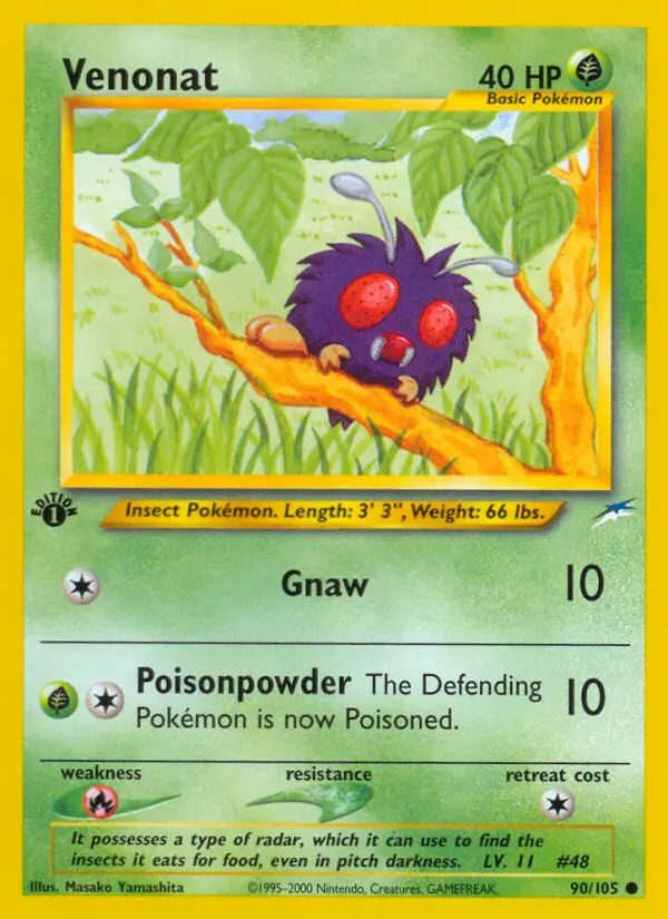 Venonat, First Edition Normal