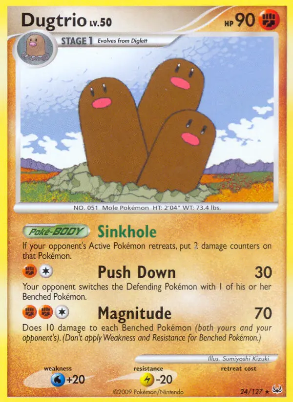 Dugtrio, Normal