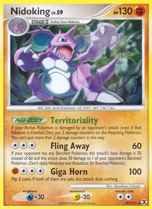 Nidoking, Normal