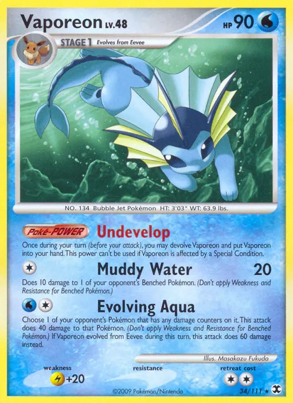 Vaporeon, Normal