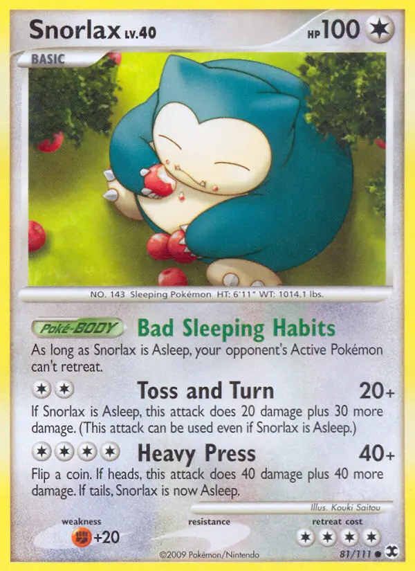 Snorlax, Normal