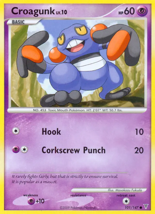 Croagunk, Normal
