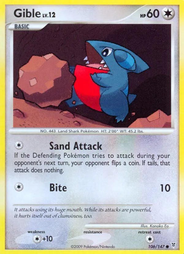 Gible, Normal