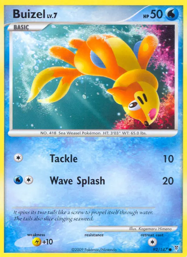 Buizel, Normal