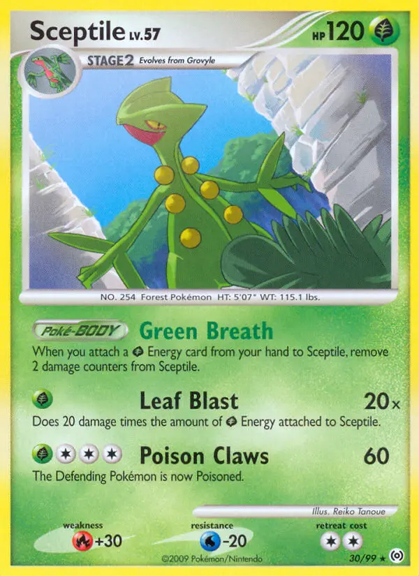 Sceptile, Normal
