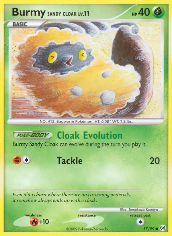 Burmy Sandy Cloak, Normal