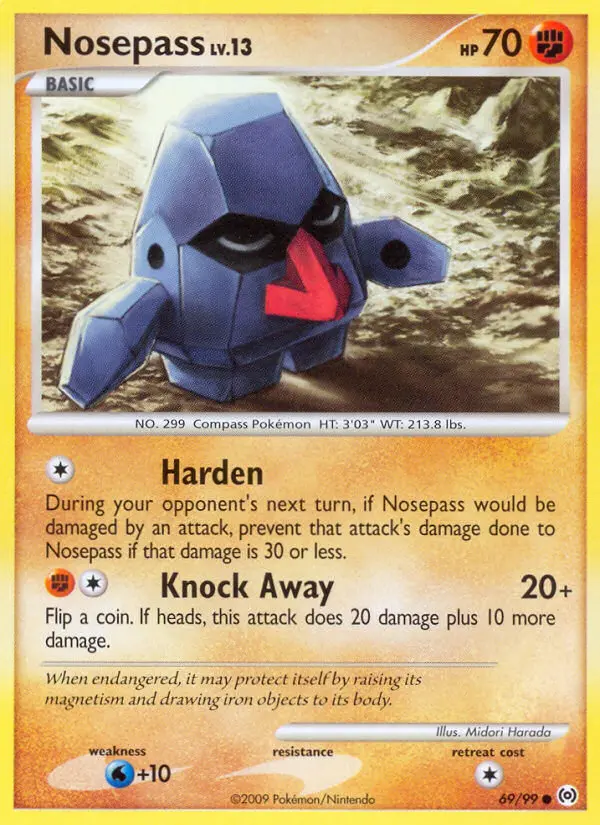 Nosepass, Normal