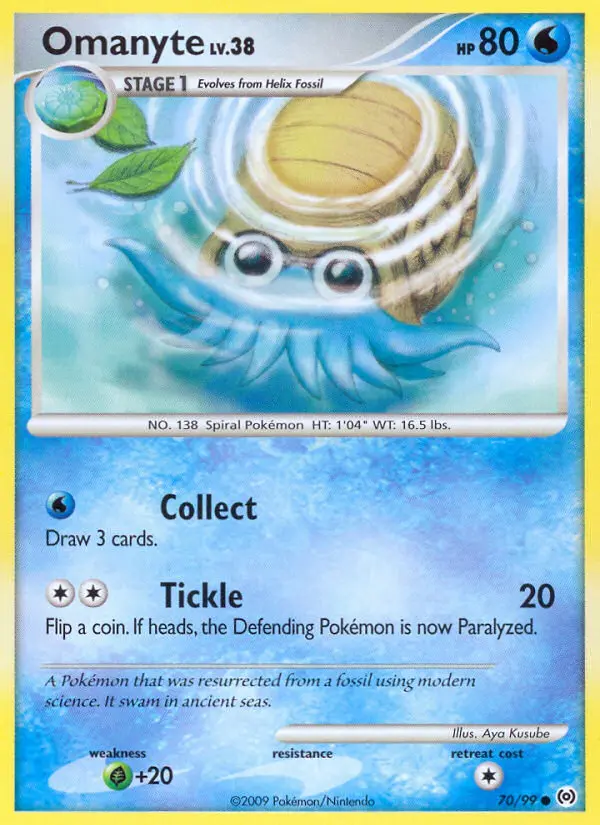 Omanyte, Normal