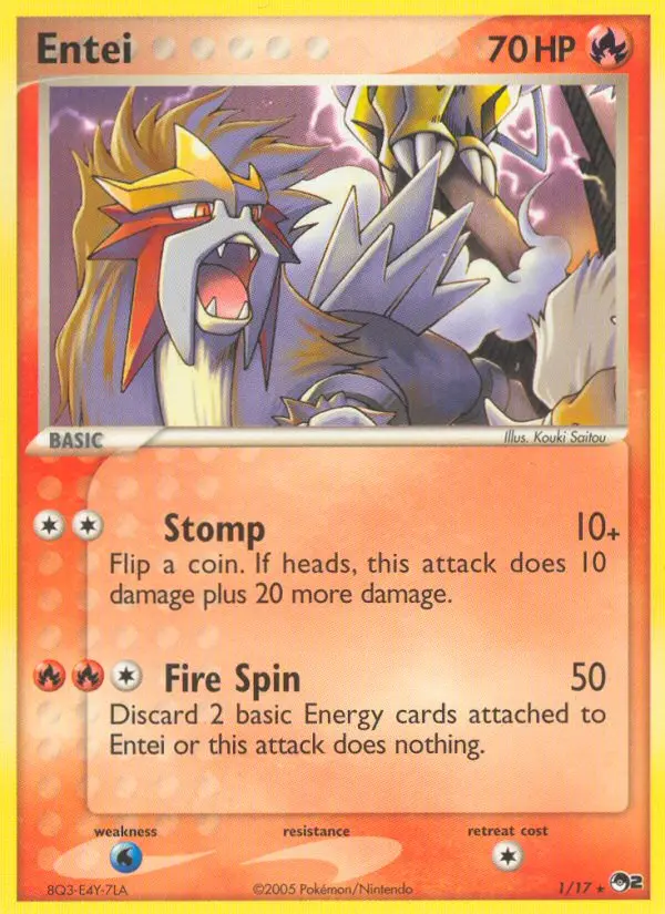 Entei, Normal