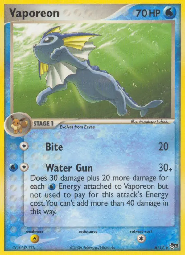 Vaporeon, Normal