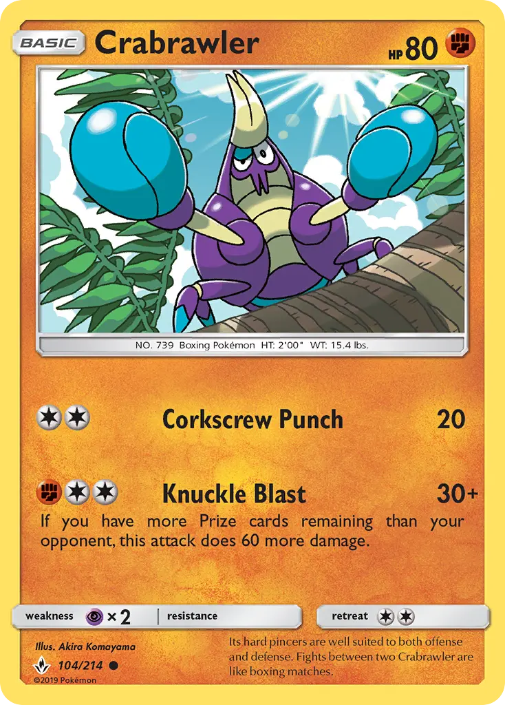 Crabrawler, Normal