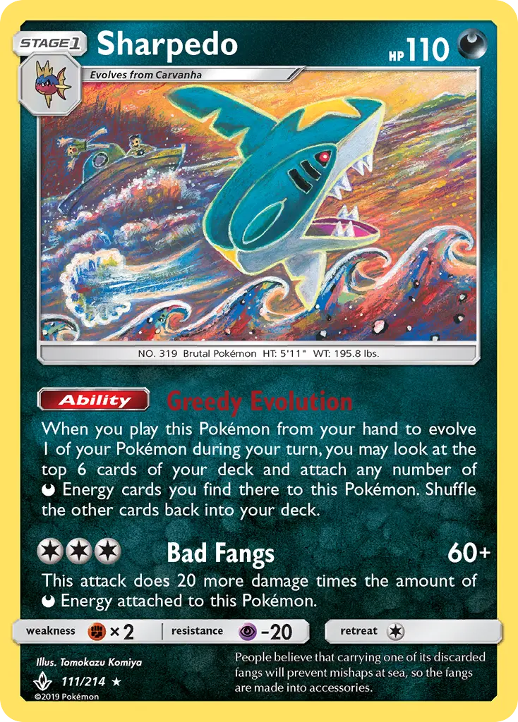 Sharpedo, Normal