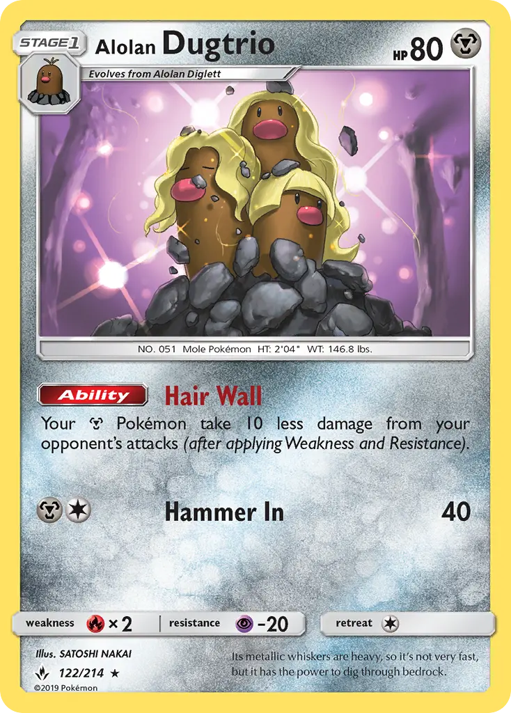 Alolan Dugtrio, Normal