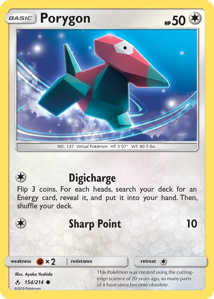 Porygon, Normal · 154