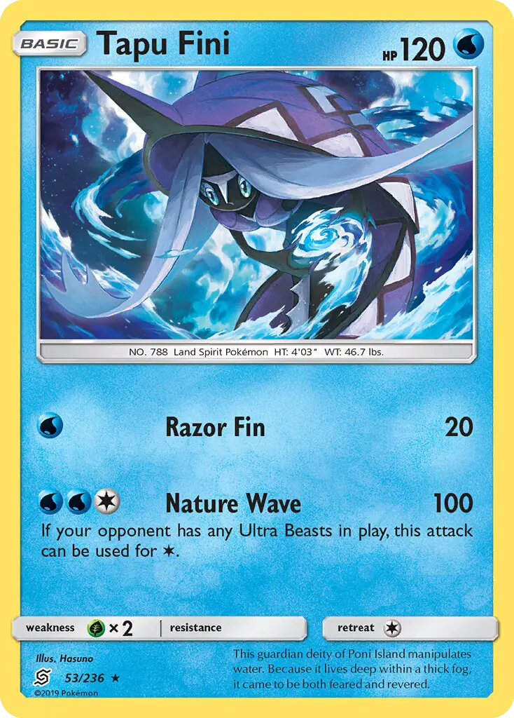 Tapu Fini, Normal