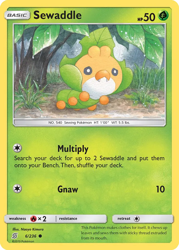 Sewaddle, Normal · 6