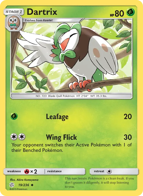 Dartrix, Normal