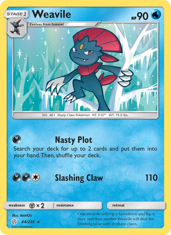 Weavile, Normal
