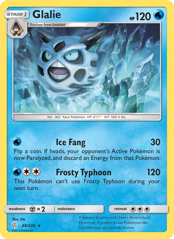 Glalie, Normal