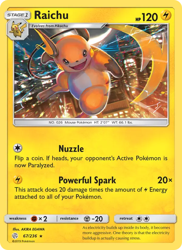 Raichu, Normal