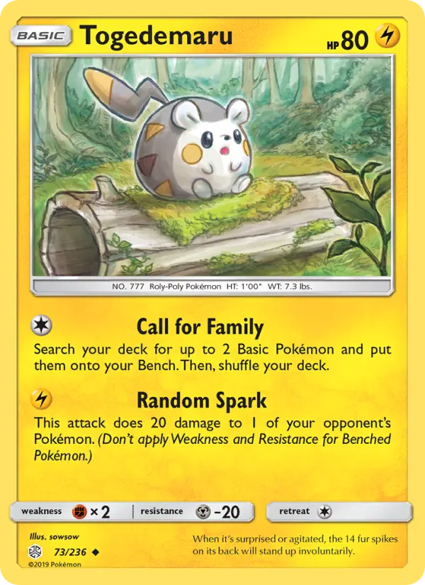 Togedemaru, Normal