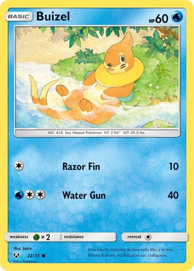 Buizel, Normal