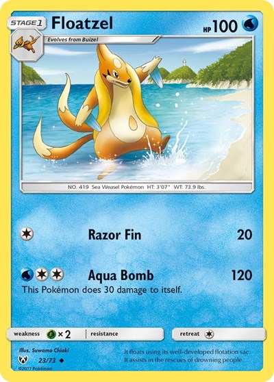 Floatzel, Normal
