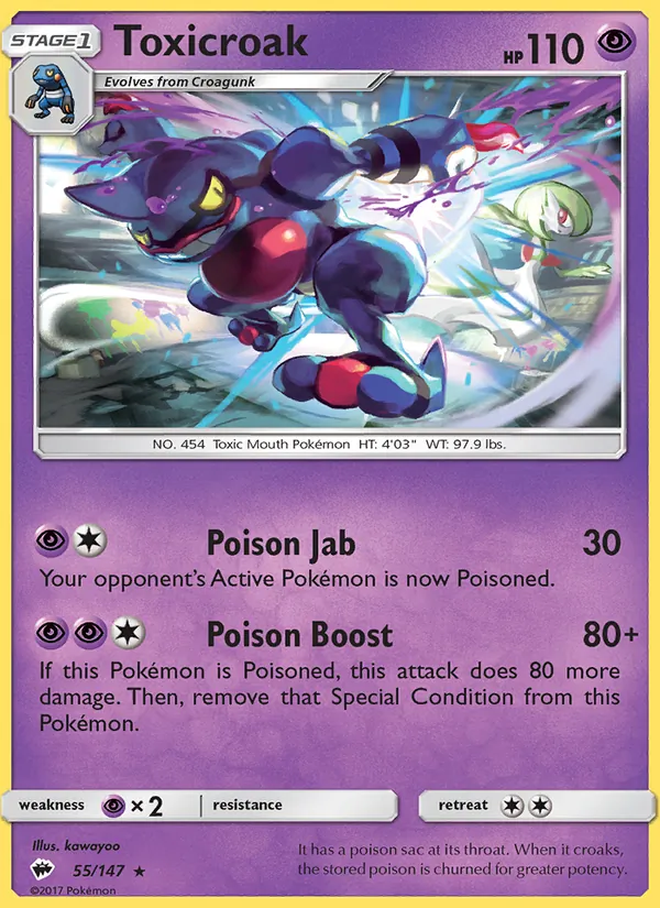 Toxicroak, Normal