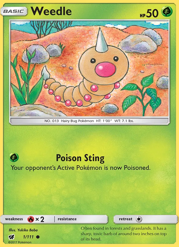 Weedle, Normal