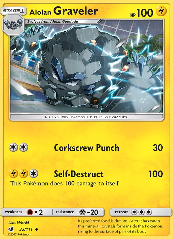 Alolan Graveler, Normal