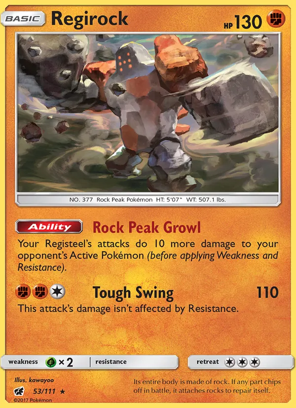Regirock, Normal