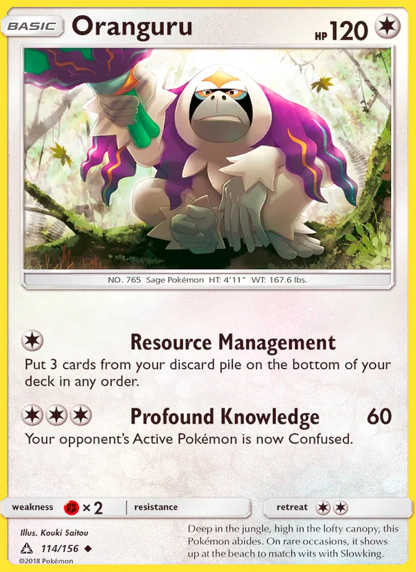 Oranguru, Normal