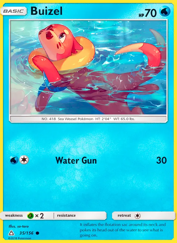 Buizel, Normal